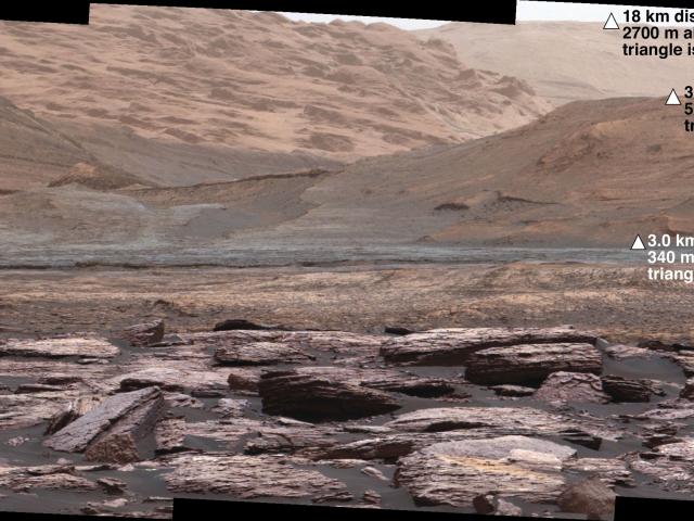 Curiosity Surveys Lower Mount Sharp on Mars