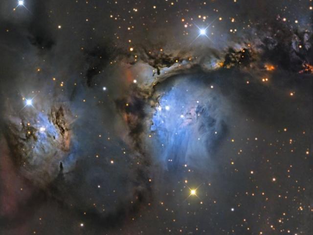 M78 and Orion Dust Reflections