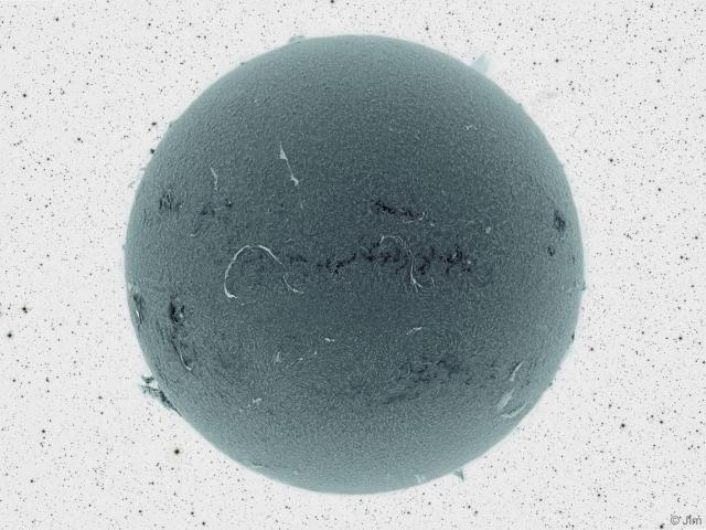 Black Sun and Inverted Starfield