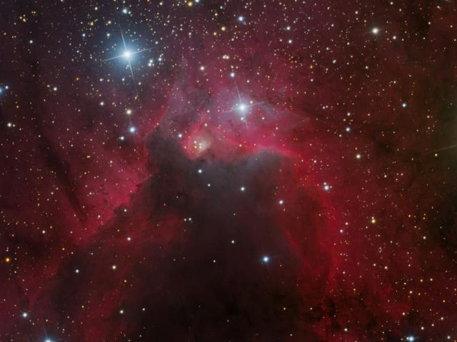 SH2-155: The Cave Nebula