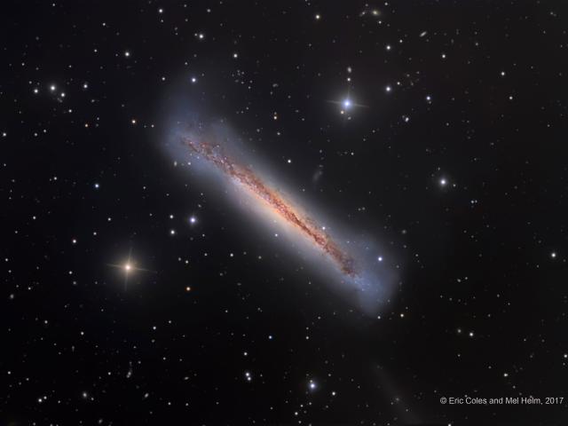 NGC 3628: The Hamburger Galaxy