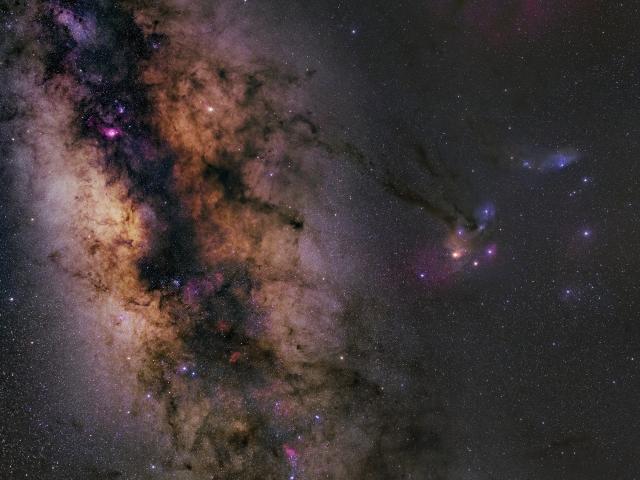 Saturn in the Milky Way