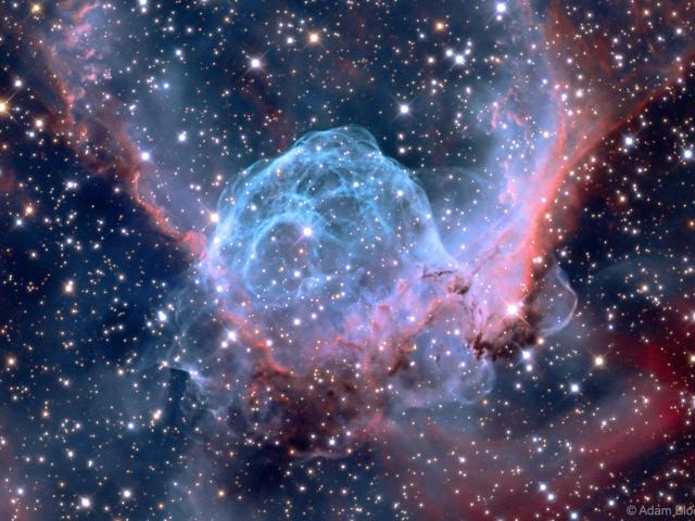 Thor’s Helmet Emission Nebula