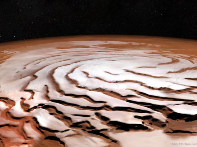The Spiral North Pole of Mars