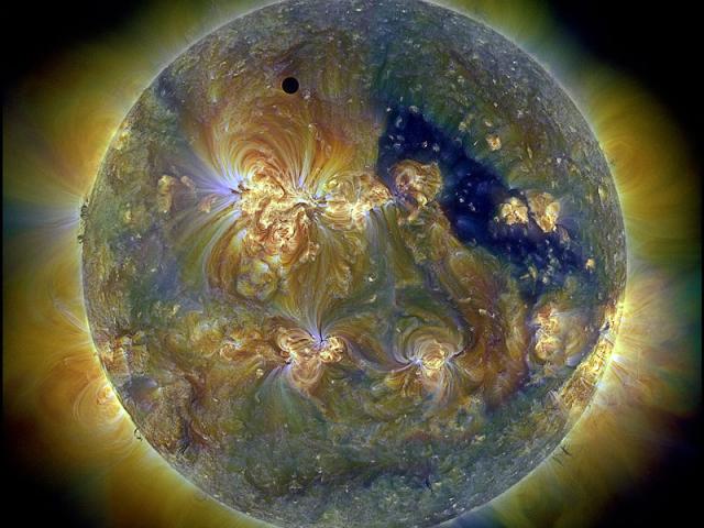 Venus and the Triply Ultraviolet Sun