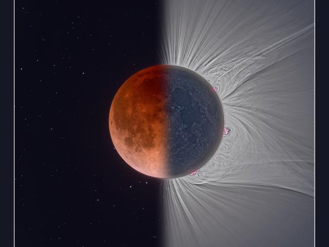 Total Solar Lunar Eclipse