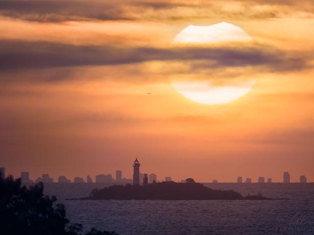 A Partial Solar Eclipse over Buenos Aires