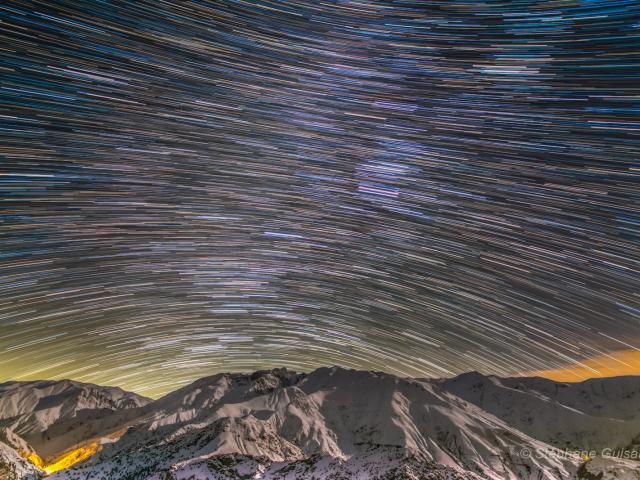 Alborz Mountain Star Trails