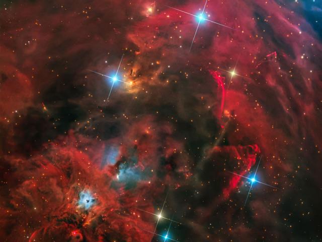 Arcs, Jets, and Shocks near NGC 1999
