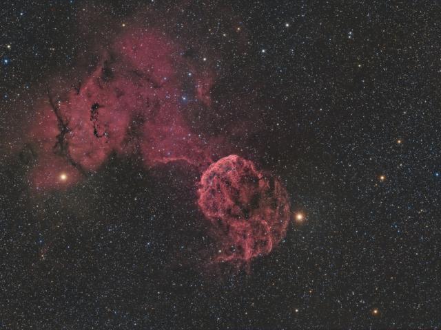 Sharpless 249 and the Jellyfish Nebula