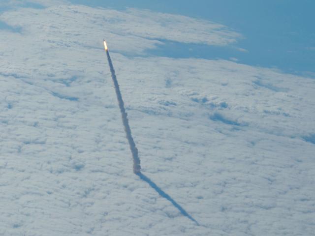 Space Shuttle Rising