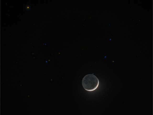 Moon in the Hyades