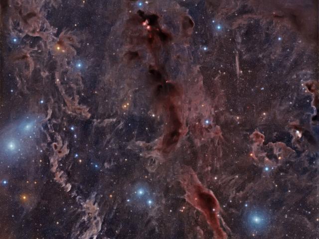 Dark Nebulas across Taurus