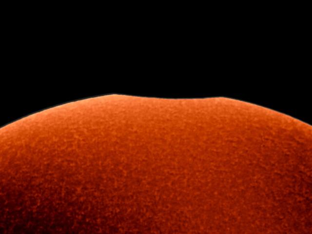 A Nibble on the Sun