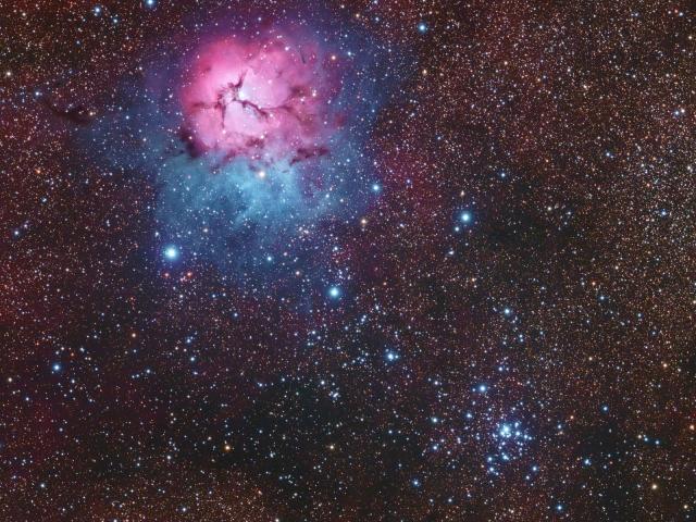 Messier 20 and 21