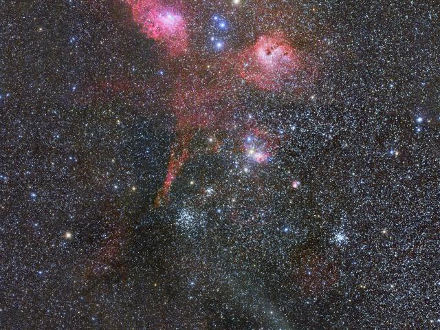 Comet, Clusters, and Nebulae