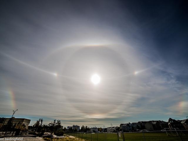 Ice Halos at Yellowknife