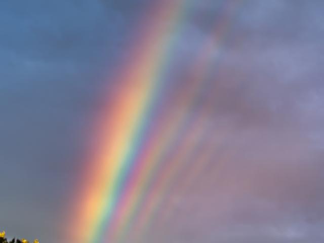 Supernumerary Rainbows over New Jersey