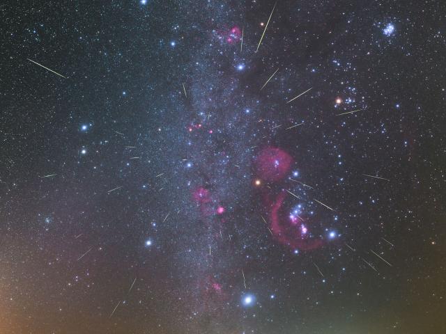 Orionids Meteors over Inner Mongolia