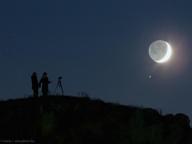 The Hill, The Moon, and Saturn