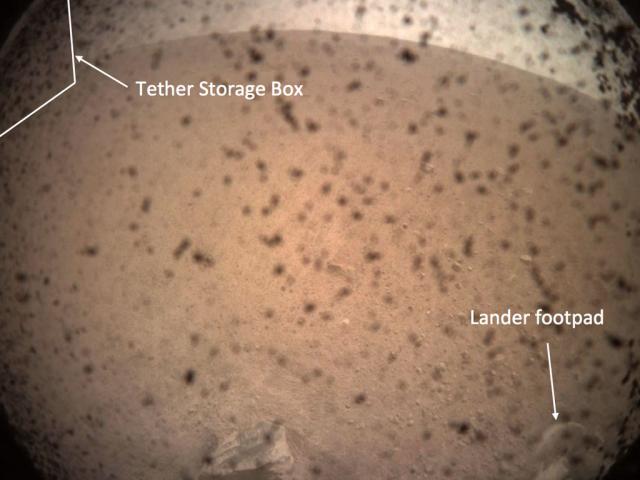 InSight’s First Image from Mars