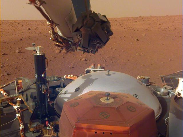 Sound and Light Captured by Mars InSight