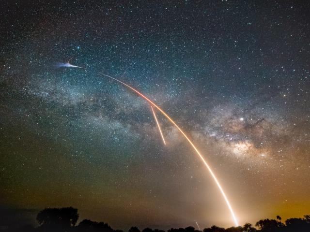 Milky Way, Launch, and Landing
