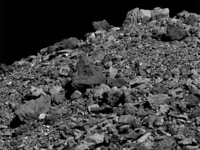 Boulders on Bennu