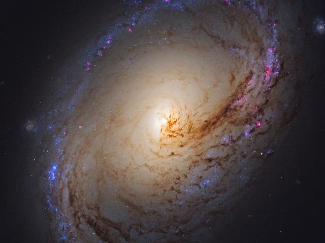 Spiral Galaxy M96 from Hubble