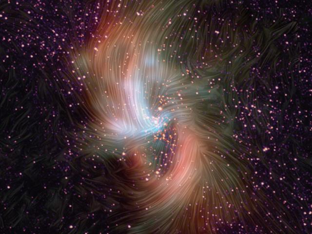 Our Galaxy’s Magnetic Center