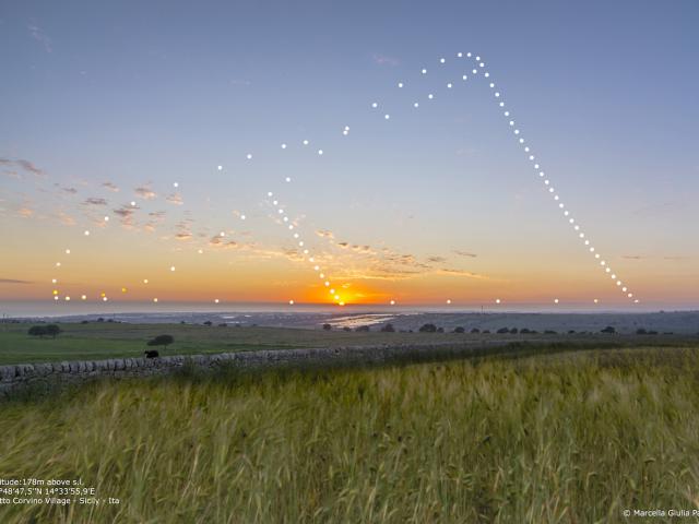 Sunset Analemma