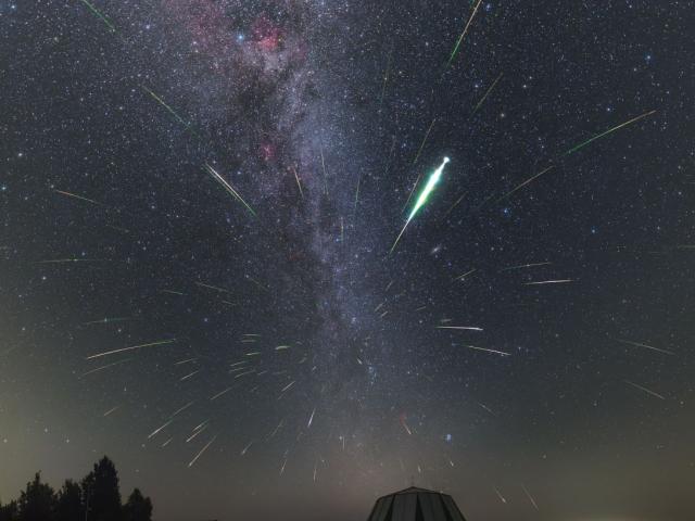 Perseid Meteors over Slovakia