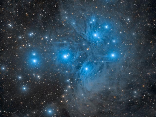 M45: The Pleiades Star Cluster