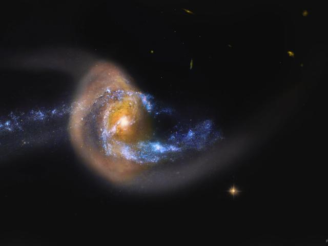 NGC 7714: Starburst after Galaxy Collision