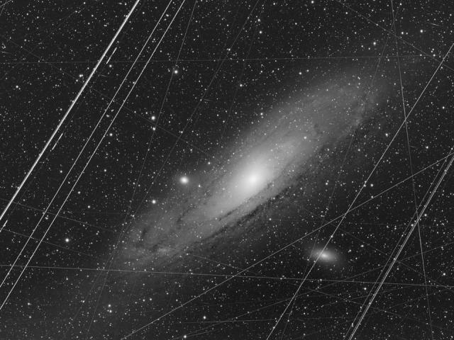 Andromeda before Photoshop