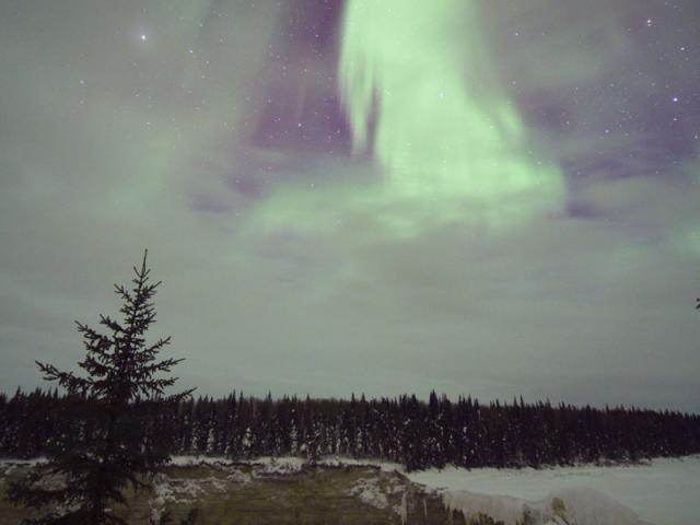 Ghost Aurora over Canada