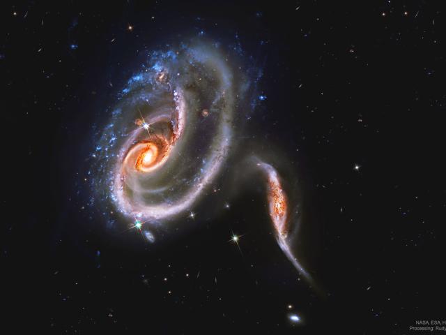 Arp 273: Battling Galaxies from Hubble