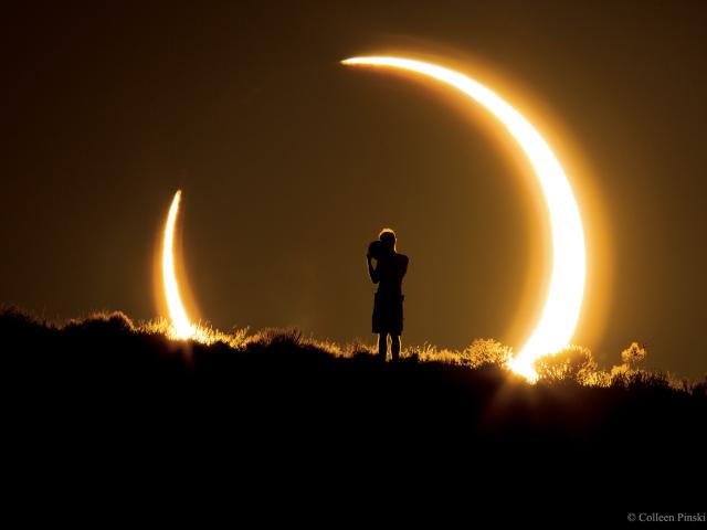 An Annular Solar Eclipse over New Mexico