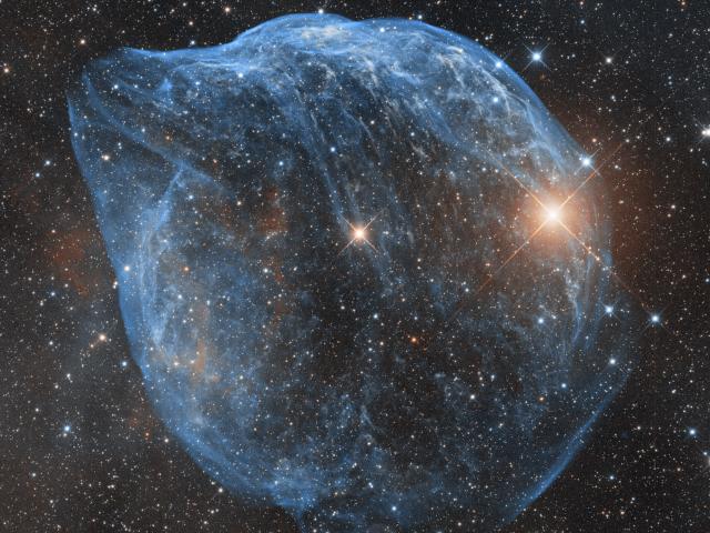 Sharpless 308: The Dolphin Nebula