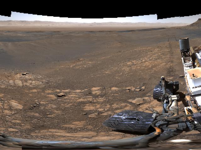 Mars Panorama from Curiosity
