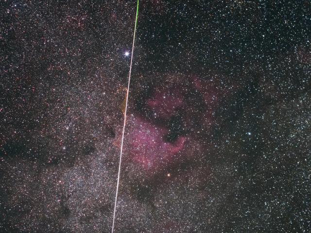 Lyrid Meteor Streak