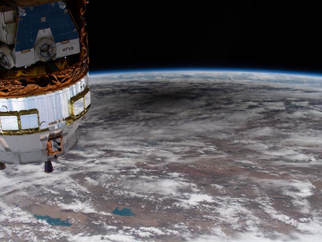 Eclipse under the ISS