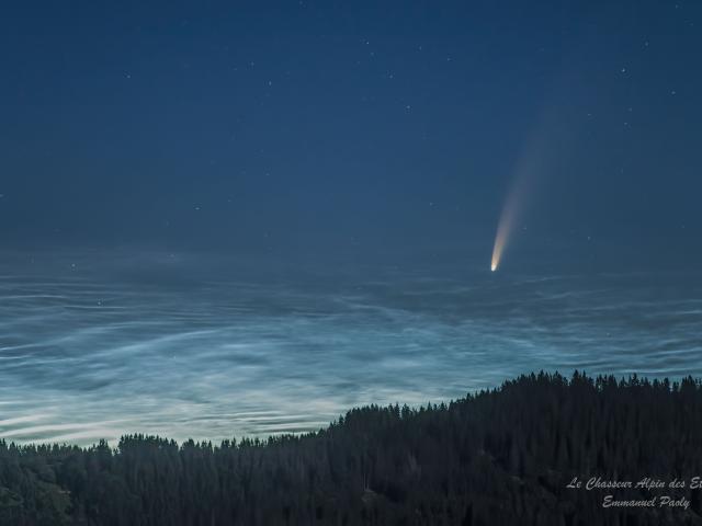 Noctilucent NEOWISE