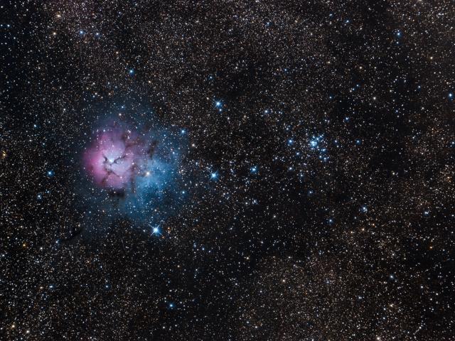 Messier 20 and 21