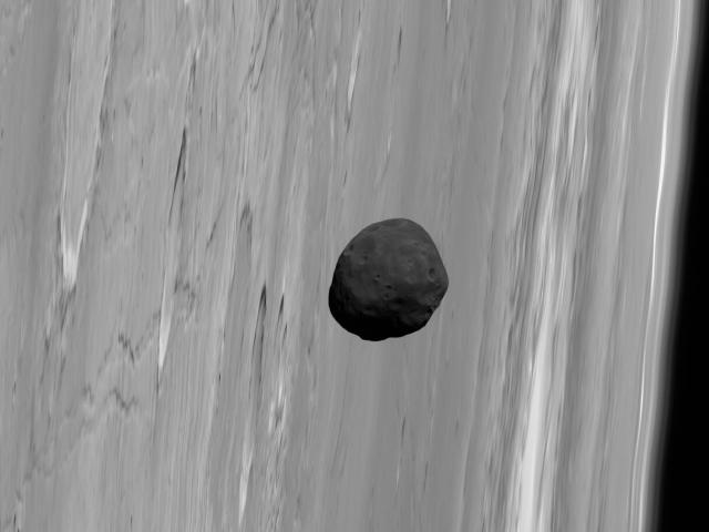 Martian Moon Phobos from Mars Express