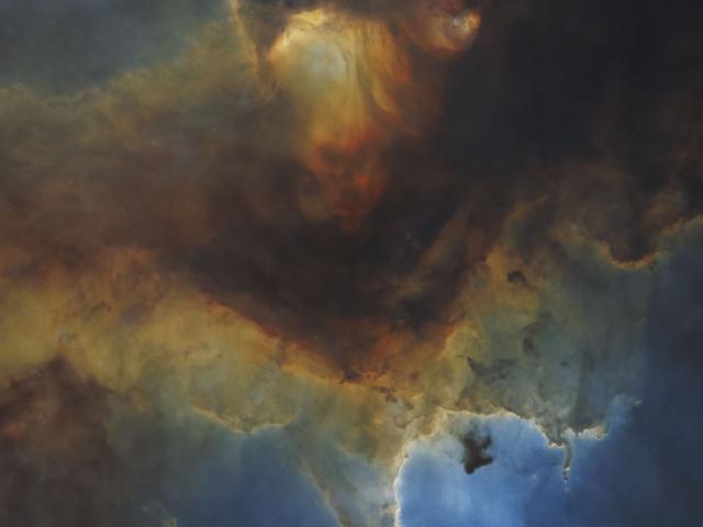 The Central Soul Nebula Without Stars