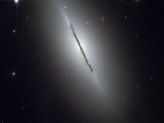 Edge On Galaxy NGC 5866