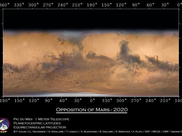 Global Map: Mars at Opposition