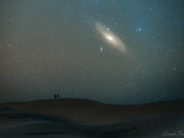 Andromeda over Patagonia