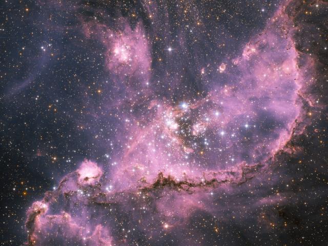 NGC 346: Star Forming Cluster in the SMC